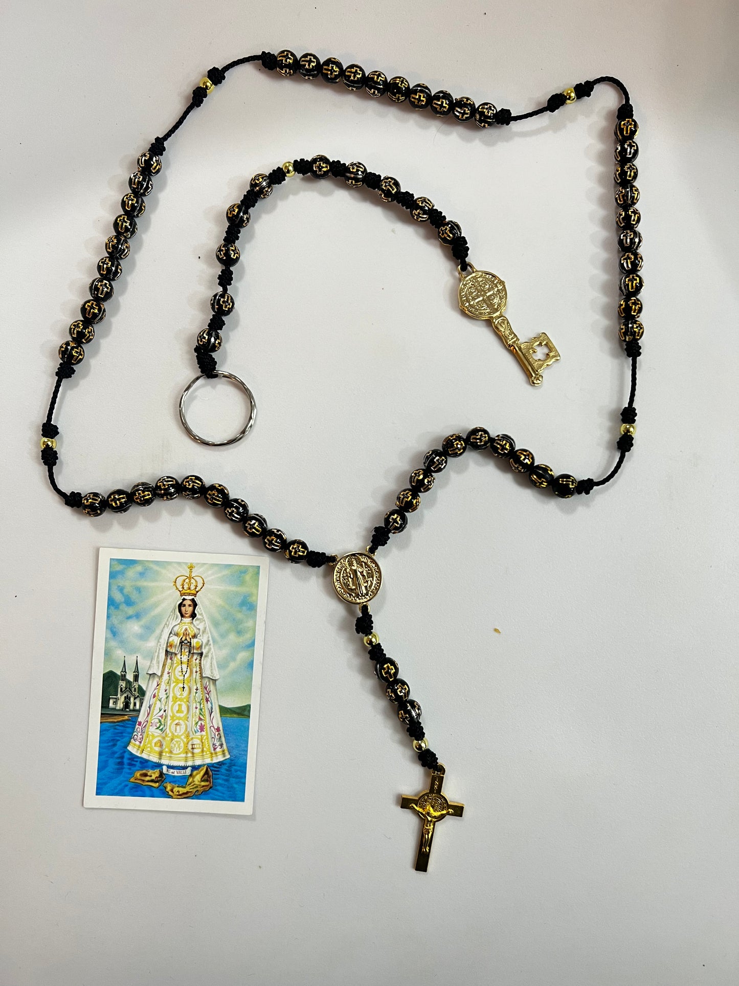Bello Rosario con denario tipo llave